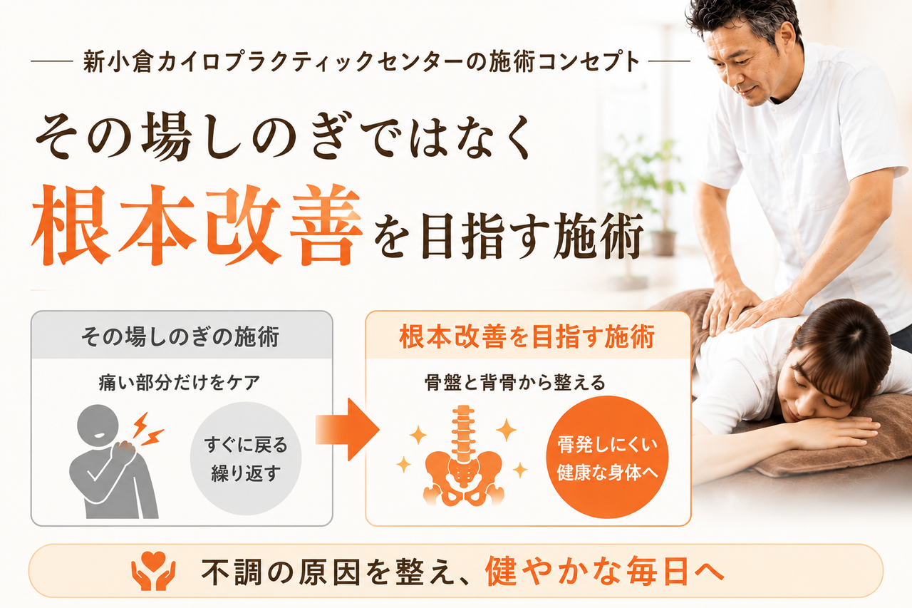 延べ5万人以上の施術実績を誇る小倉南区の骨盤矯正専門整体院の紹介